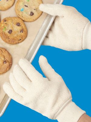 Gants en tissu éponge