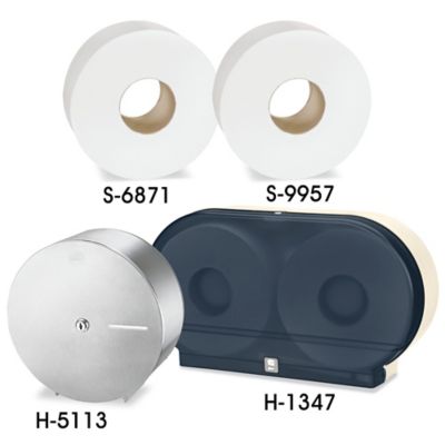 Jumbo Bath Tissue Dispenser, Jumbo Bath Tissue and Dispensers in Stock