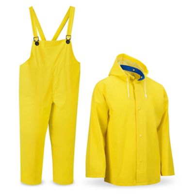 Vêtements imperméables pour homme, Ensemble imperméable – Jaune en Stock -  ULINE.ca