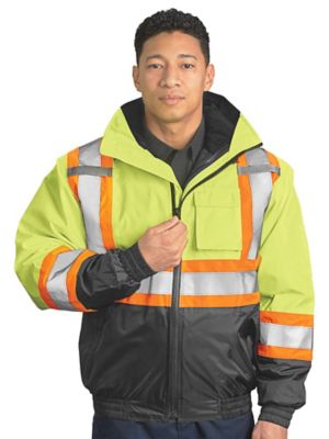 Hi-Vis Safety Sash Belt - Lime S-23369G - Uline