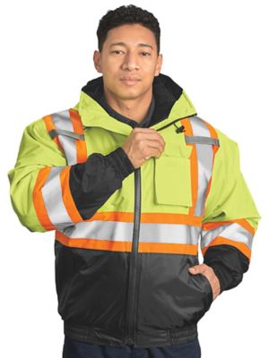 Hi-Vis Safety Bomber Jackets in Stock - ULINE.ca