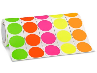 Colored Dot Stickers, Colored Circle Stickers