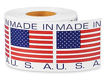 Etiquetas Adhesivas "Made In U.S.A."