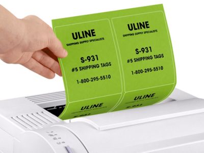 Uline Fluorescent Laser Labels