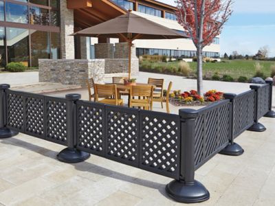 Patio Fence in Stock ULINE.ca