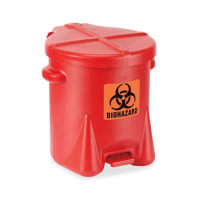 Plastic Pail - 5 Gallon, Red S-7914R - Uline