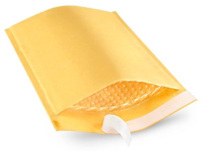 Uline Self-Seal Gold Bubble Mailers