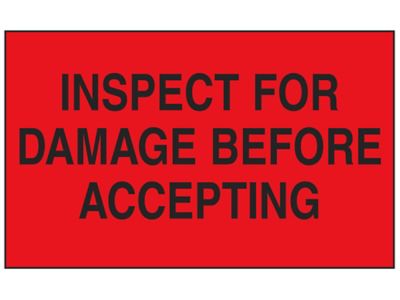 Receiving Labels in Stock - ULINE