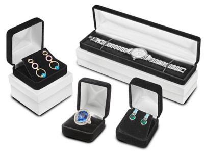 Velvet Ring Boxes, Velvet Jewelry Boxes in Stock ULINE.ca