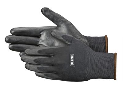 Nylon Work Gloves with Polyurethane Coated Palm, 1 Dozen, Large, X Lar