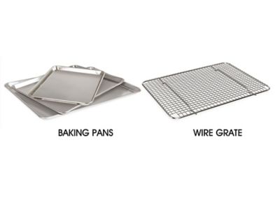 Perforated Baking Pan - 13 x 18 x 1, Half Sheet H-10762 - Uline