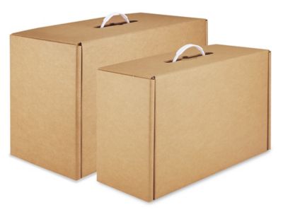 Embalaje de cartón 70x50x40 - caja grande Jumbo móvil cajas de embalaje  liso