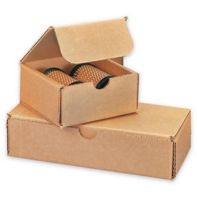 9 x 6 1/2 x 2 3/4 Cajas Kraft para Envíos - 23 x 17 x 7 cm S-3179 - Uline