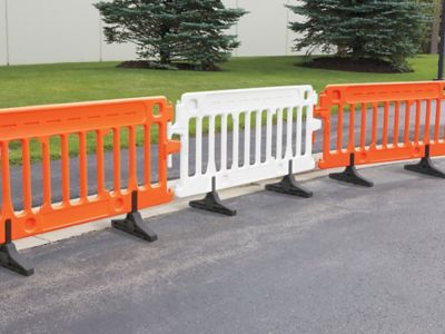 Crowd Control Barriers, Pedestrian Barriers in Stock ULINE