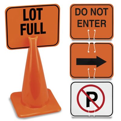 Traffic Cone Signs in Stock - ULINE