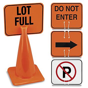 Traffic Cone Signs