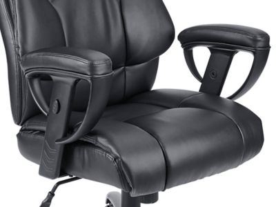 Chaise de bureau pour tailles fortes et élancées – Bourgogne H-3643BU -  Uline
