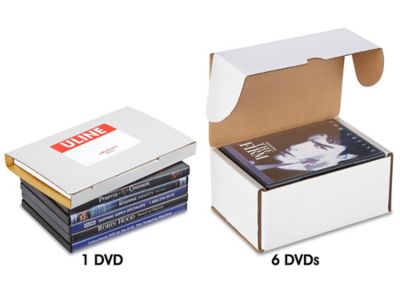 Dvd Case Mailers Dvd Corrugated Mailer Boxes In Stock Uline Ca