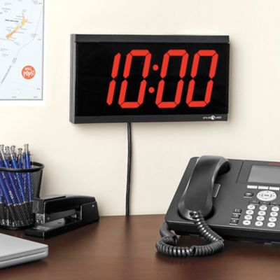 Digital Wall Clock in Stock - ULINE.ca