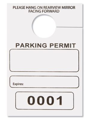 Parking Permits in Stock ULINE