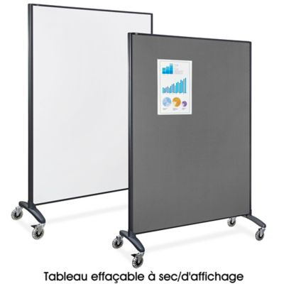Cloison pour tableau blanc mobile, Séparateurs de pièce à tableau blanc