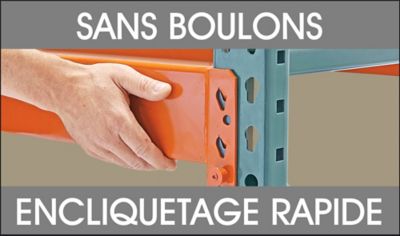 Lisses supplémentaires pour rayonnages à palettes