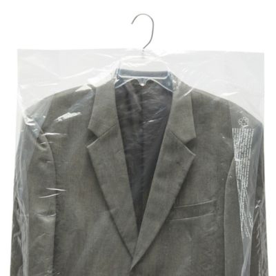 20 Pack Garment Bags for Hanging Clothes Plastic Garment Bags Clear Clothes  Covers Dry Cleaner Bags Hanging Dust-proof Garment Bags for Dry Cleaner