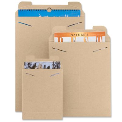 Kraft Tab Lock Stayflats® Mailers in Stock - ULINE