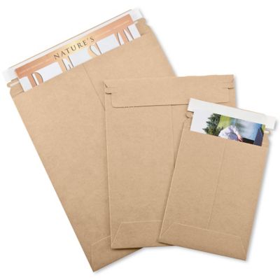 Kraft Self-Seal Stayflats® Mailers in Stock - ULINE