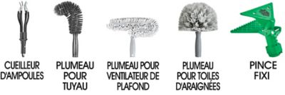 Outils de nettoyage en hauteur 