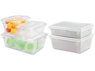 Rubbermaid® Food Storage Boxes - 18 x 12 x 6, Clear S-21498 - Uline