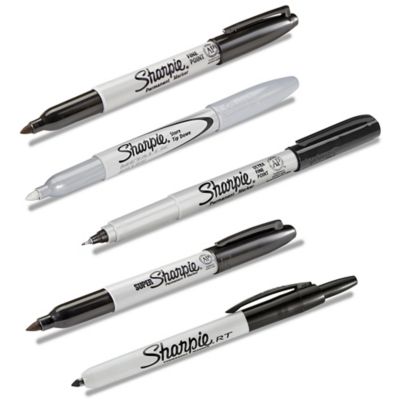 Sharpie® Retractable Markers - Black H-1241BL - Uline