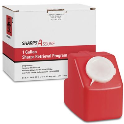 Sharps Container - 2 Gallon S-22218 - Uline