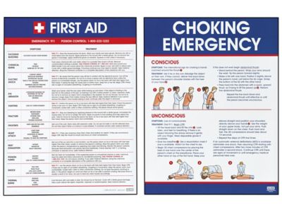 First Aid Posters in Stock ULINE.ca