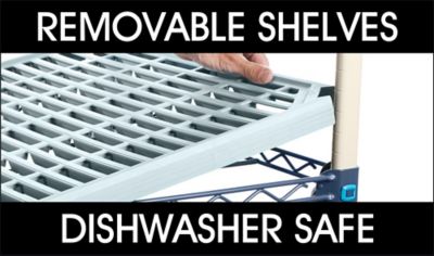 Vented Plastic Shelving