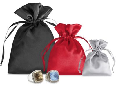 Satin Bags, Satin Drawstring Bags & Satin Gift Bags in Stock - Uline