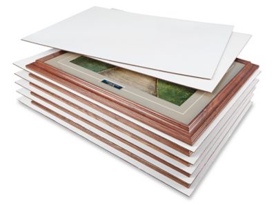 Feuilles de carton ondulé – Blanc