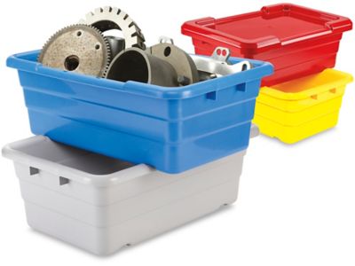 Mobile Container, Storage Tote with Wheels in Stock - ULINE