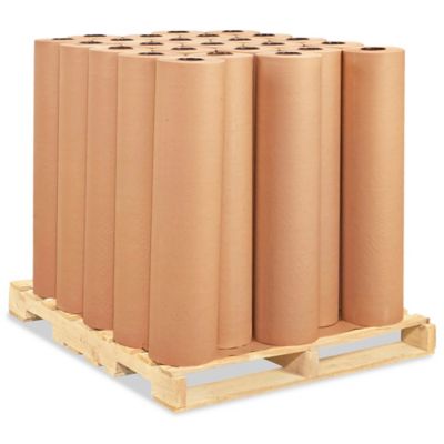 40 lb Kraft Paper Roll Skid Lot - 60 x 900' S-11418S - Uline