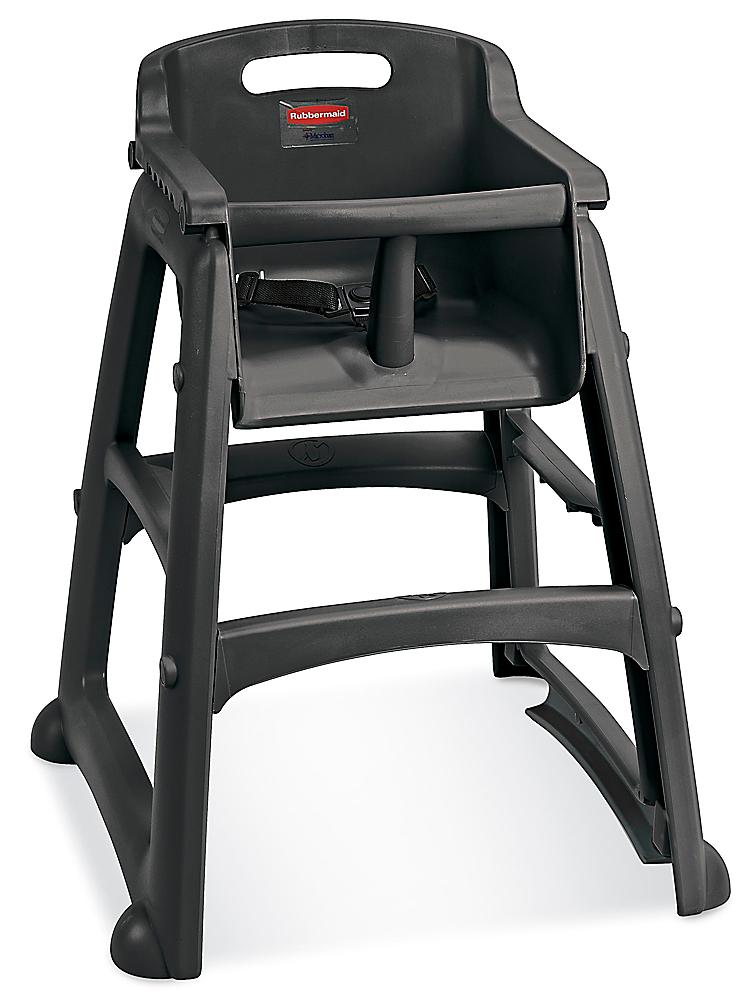 Rubbermaid Plastic Restaurant High Chair on Casters 