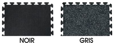 Dalles de gymnase en caoutchouc