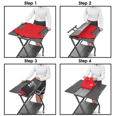 Clothes on sale folding table