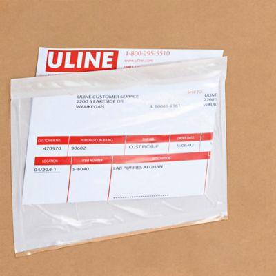 ULINE Search Results: 4x6 Plastic Sleeves