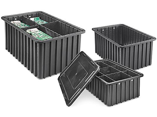 ESD Safe Divider Box, ESD Storage Totes, ESD Divider Boxes in