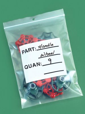 Uline Parts Bags with Hang Holes