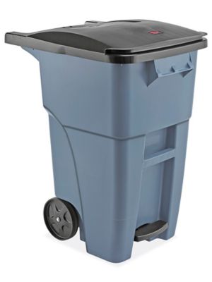 Step-On Trash Can with Wheels