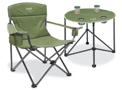 Camp Chair and Folding Table Combo in Stock - Uline