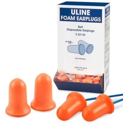 Uline – Bouchons d'oreilles en forme de cloche