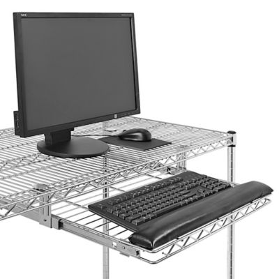 Tablette pour clavier en fil de métal