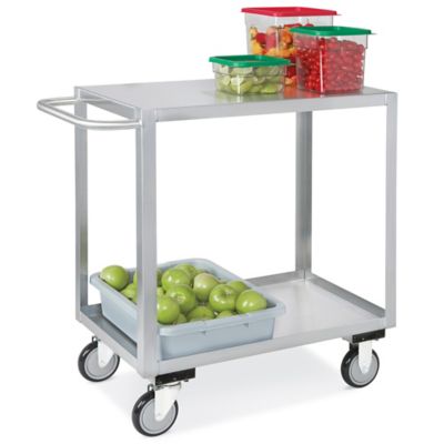 Stainless Steel Flat Shelf Carts